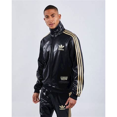 adidas jacke schwarz gold chile 62|Sweatshirt Anzug Jacke adidas Chile 62 Schwarz Gold Silber .